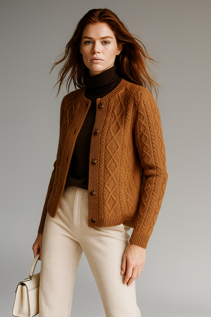 | Cable Knit Cardigan