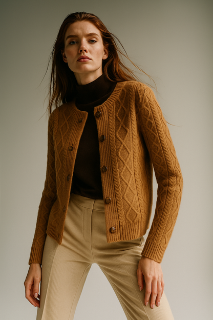 | Cable Knit Cardigan