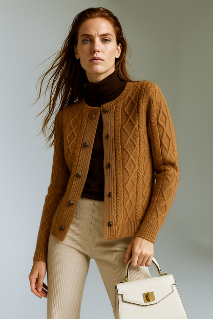 | Cable Knit Cardigan