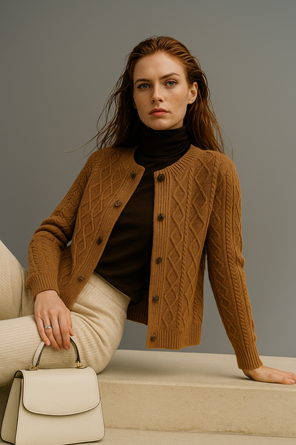 | Cable Knit Cardigan