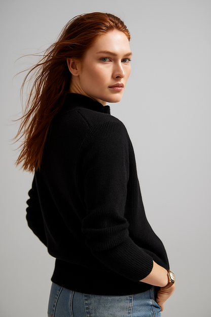 | Wool Zip Cardigan