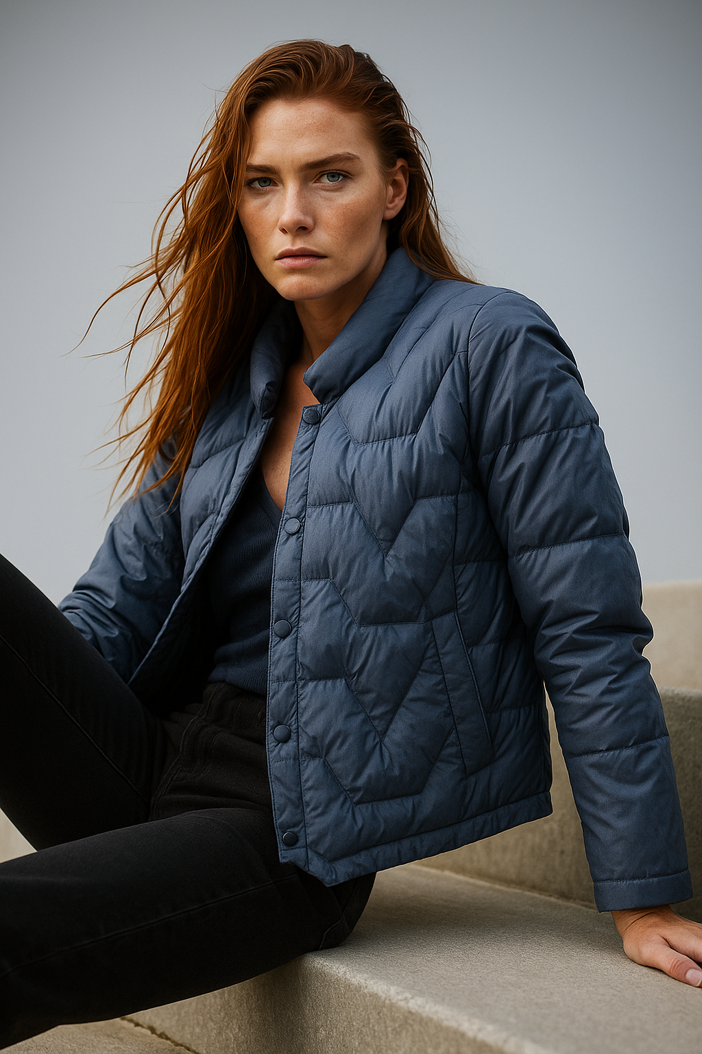 | Quilted Down Jacket