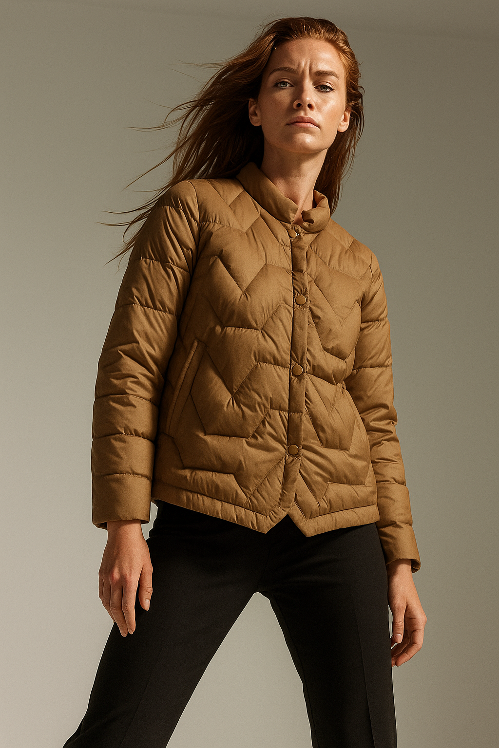 | Quilted Down Jacket