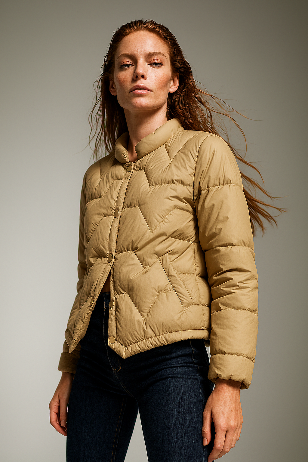 | Quilted Down Jacket