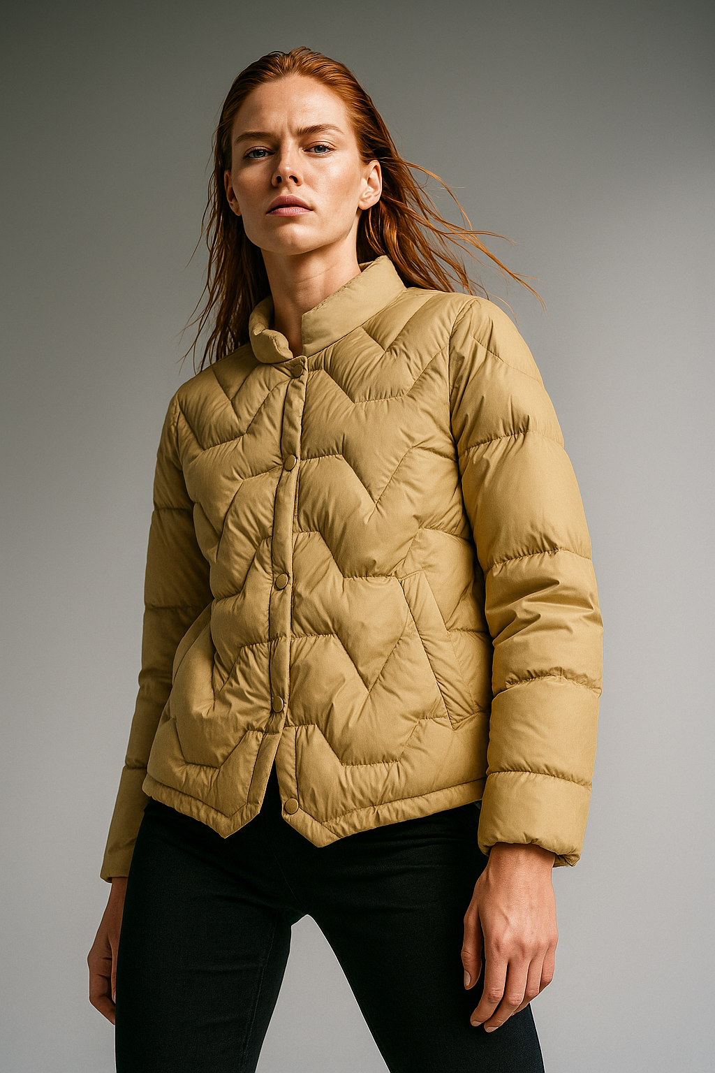 | Quilted Down Jacket