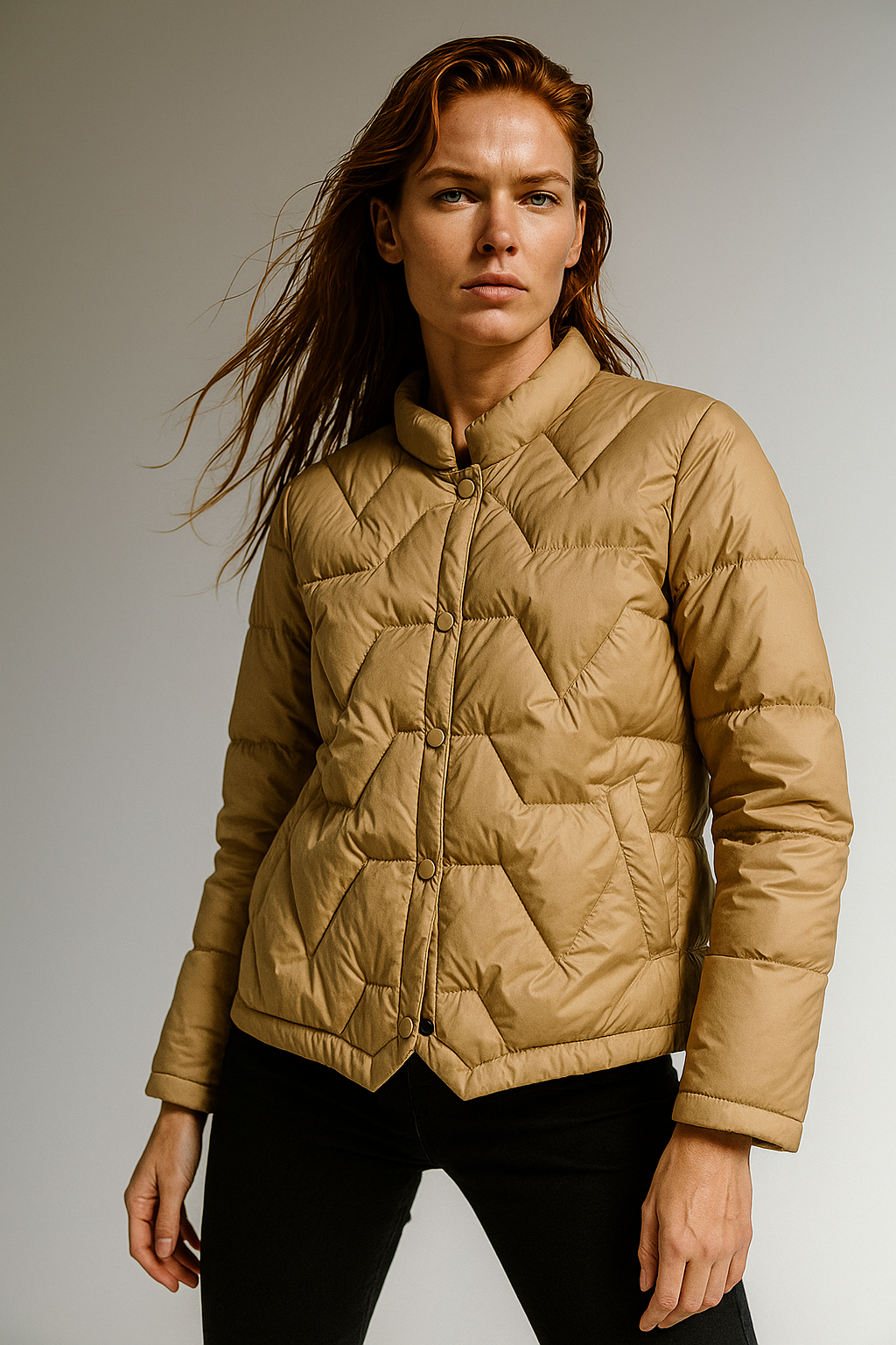 | Quilted Down Jacket
