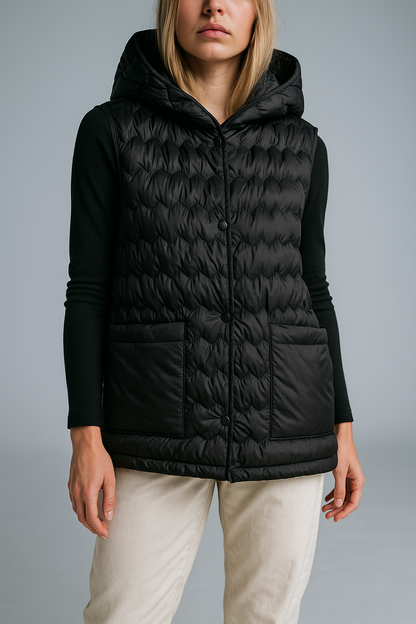 | Puffer Vest in Gold