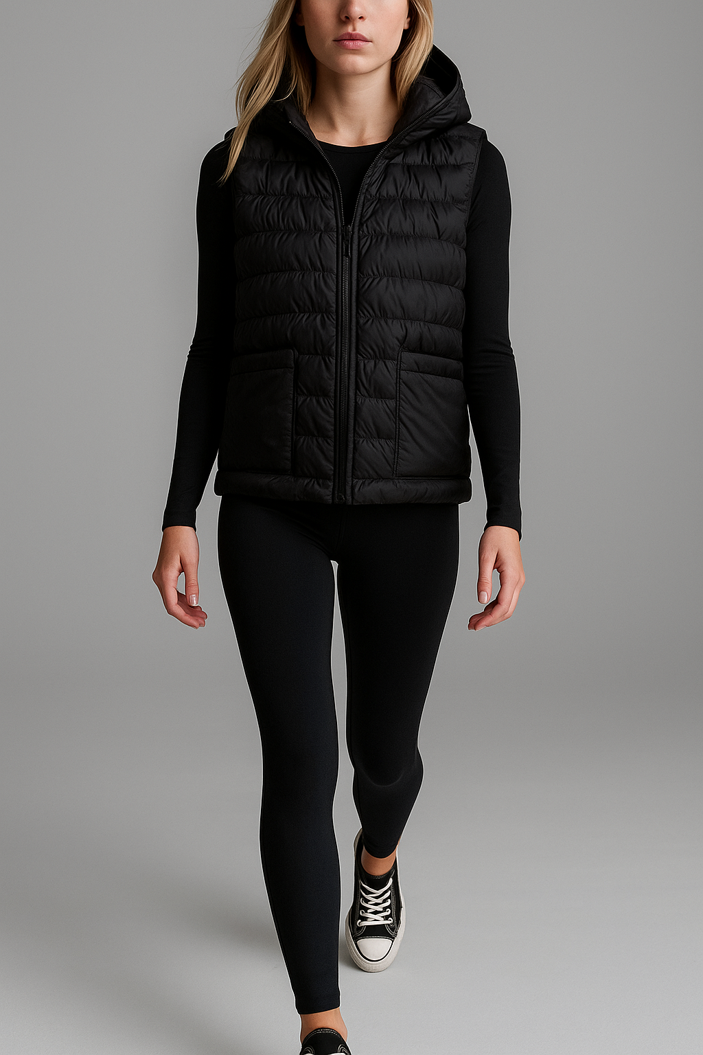 | Puffer Vest in Gold