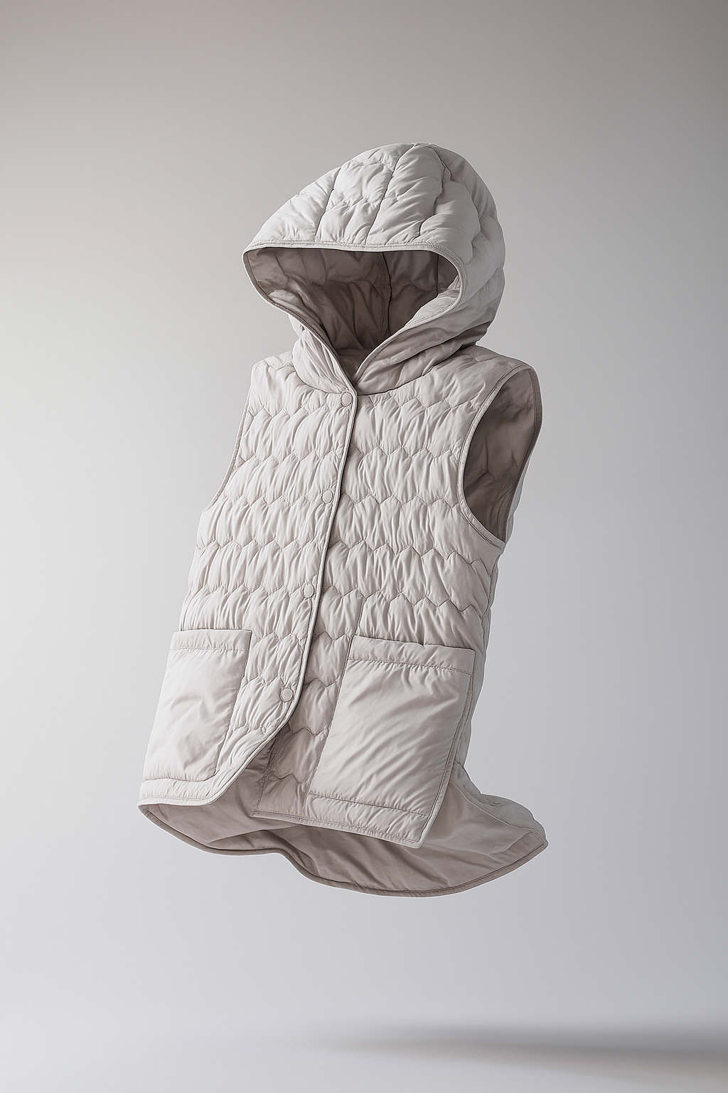 | Puffer Vest in Gold