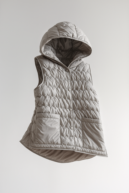 | Puffer Vest in Gold