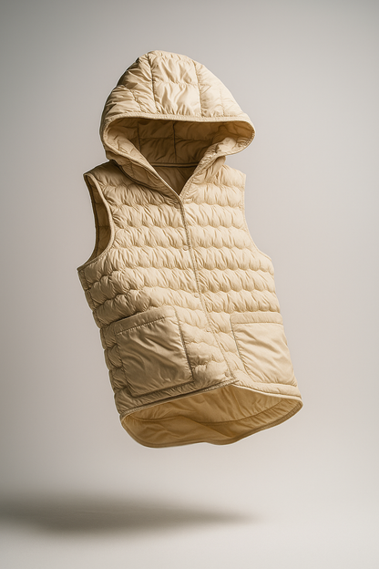 | Puffer Vest in Gold