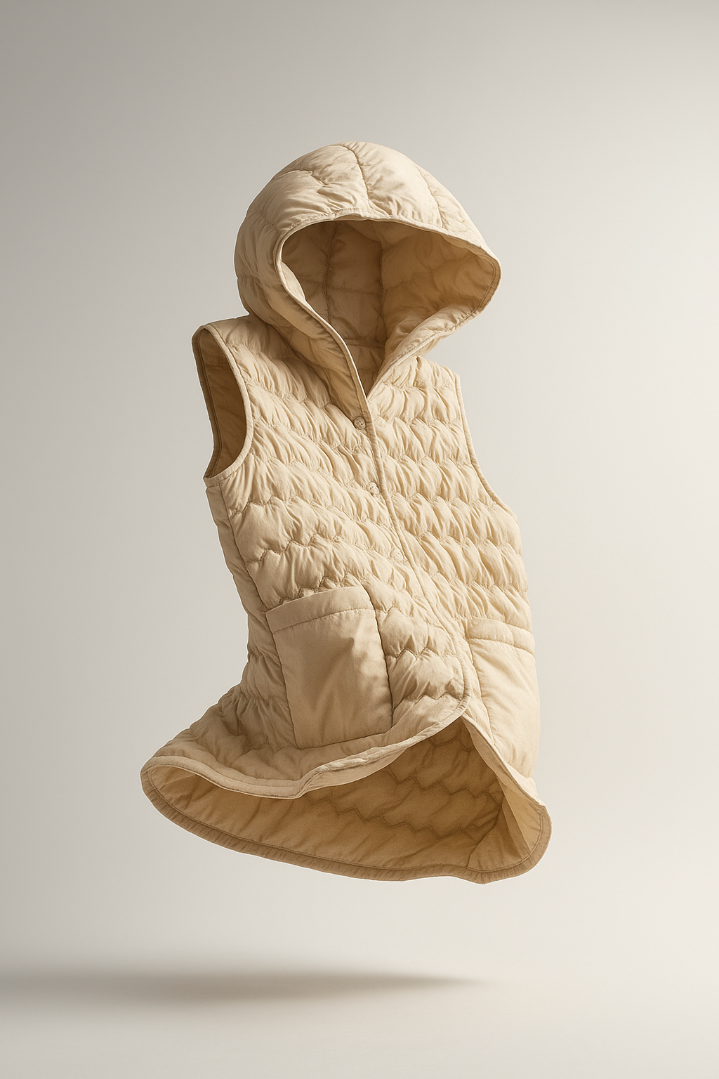 | Puffer Vest in Gold