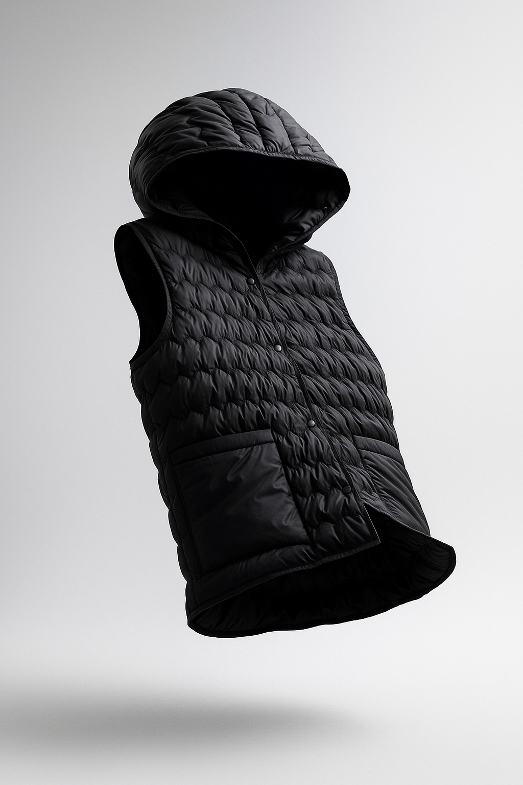 | Puffer Vest in Gold