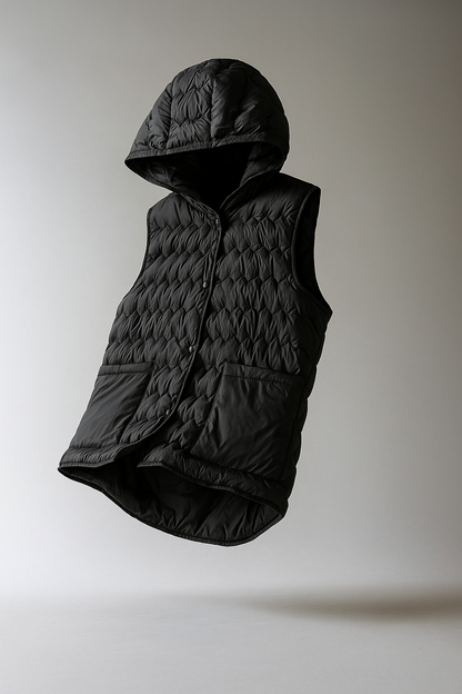 | Puffer Vest in Gold