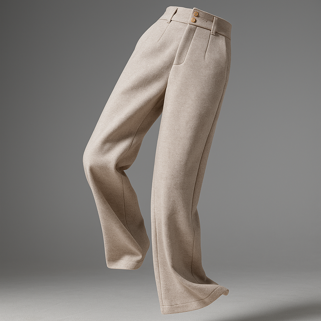 | Wool Wide-Leg Trousers