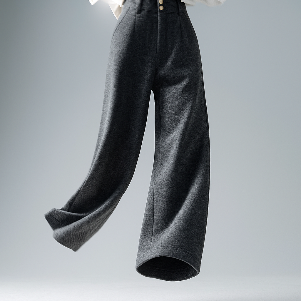 | Wool Wide-Leg Trousers