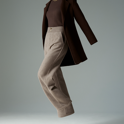 | Wool Wide-Leg Trousers