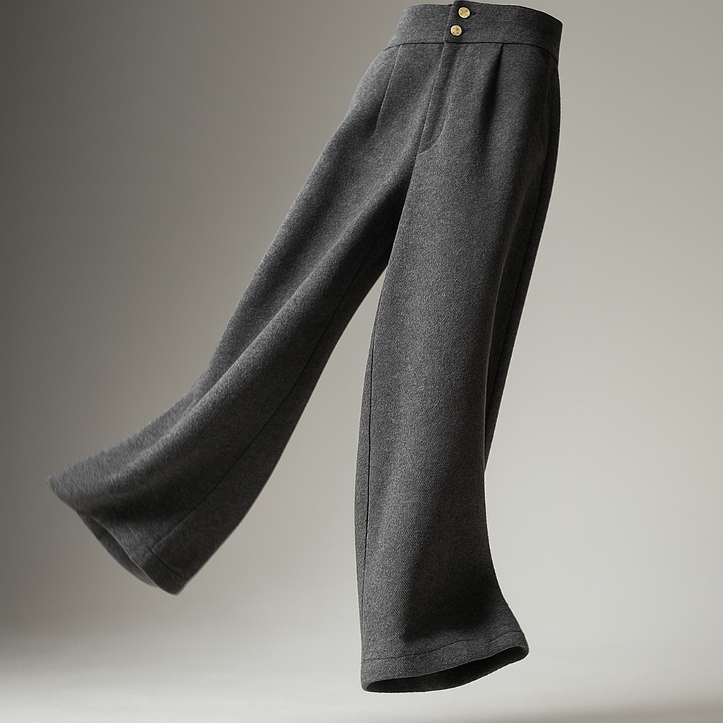 | Wool Wide-Leg Trousers