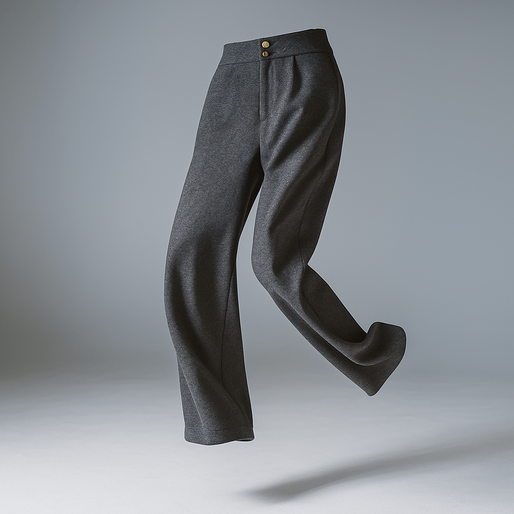 | Wool Wide-Leg Trousers