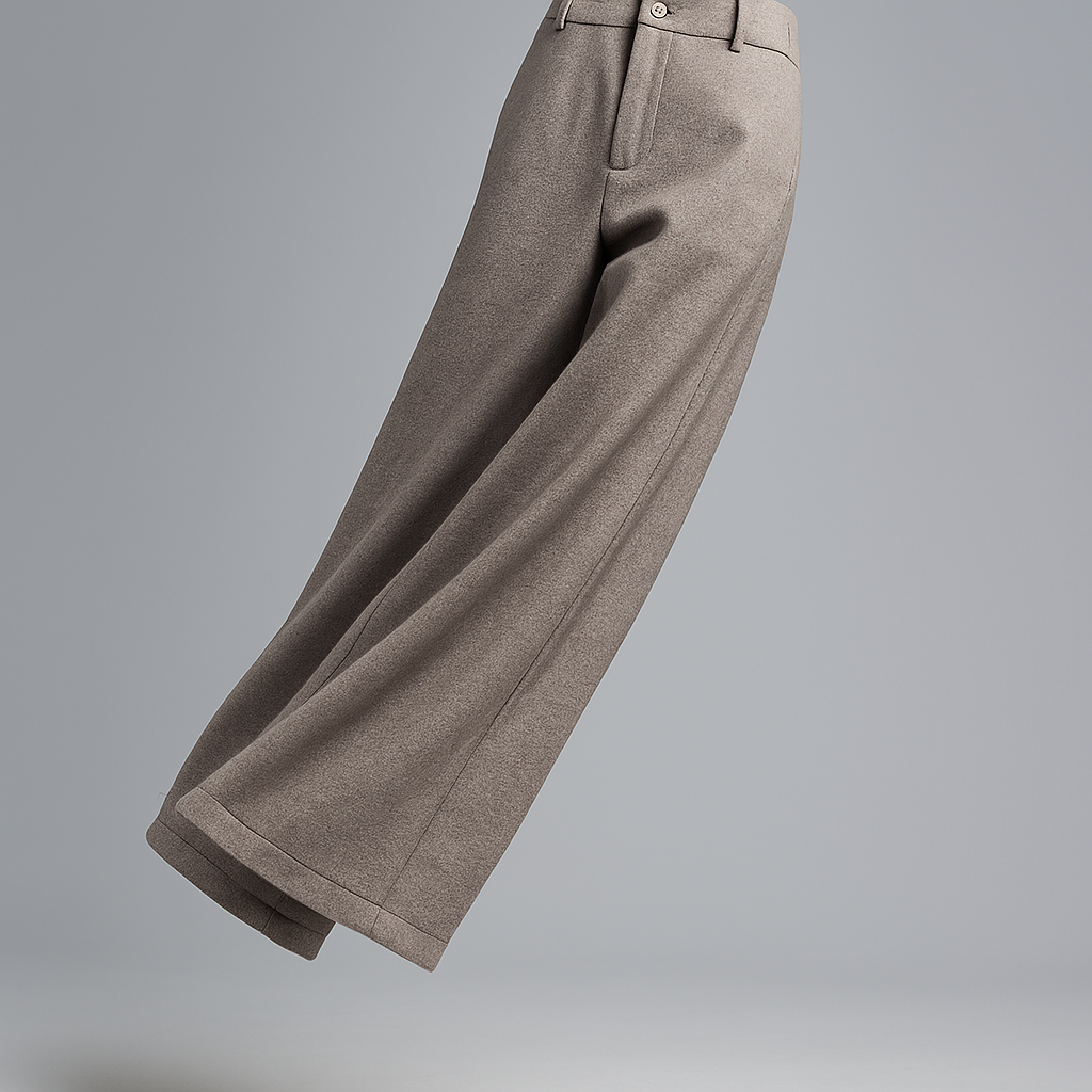 | Wool Wide-Leg Trousers
