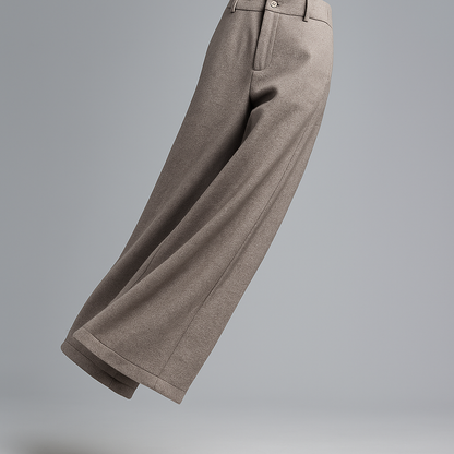 | Wool Wide-Leg Trousers