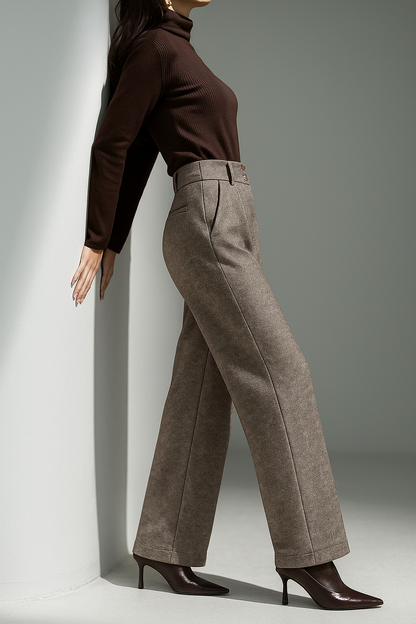 | Wool Wide-Leg Trousers