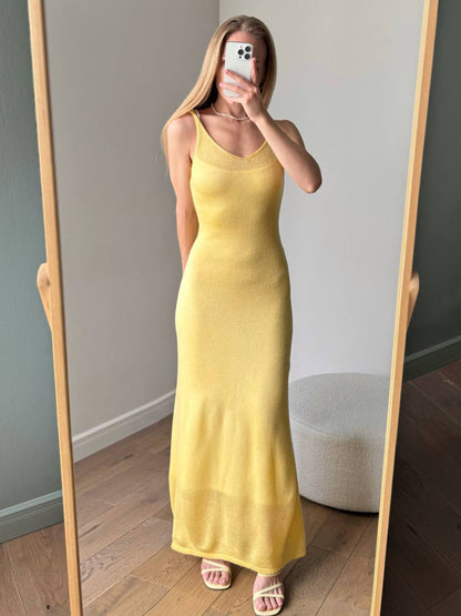 Knit 3-piece Co-ord Set Maxi Dress And Long Cardigan And Slip Dress For Women 2026