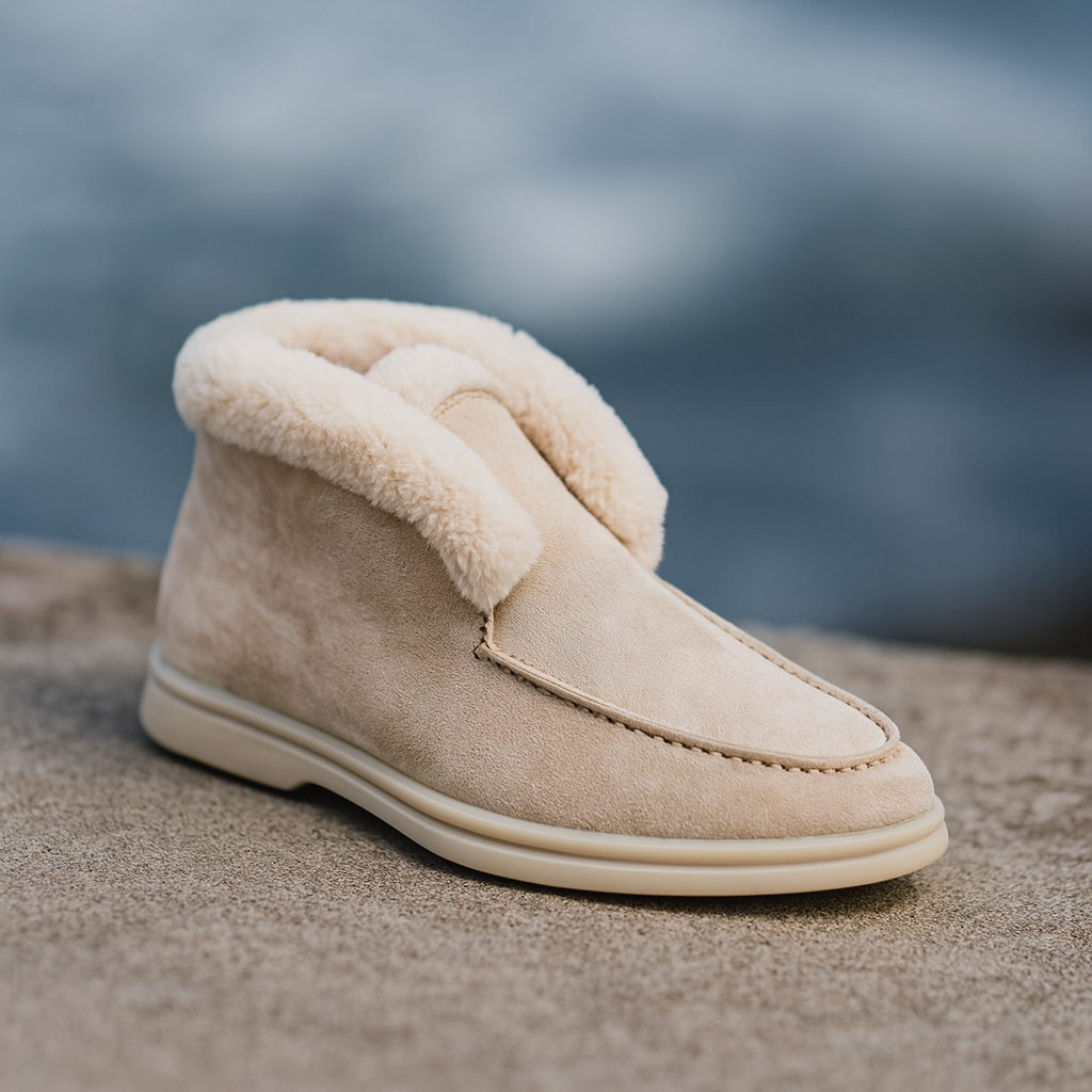 | Shearling Loafer Boots