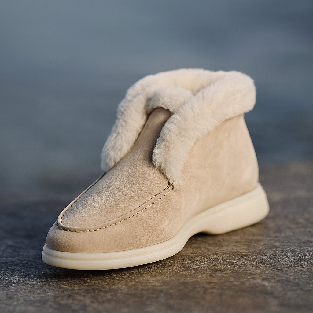 | Shearling Loafer Boots