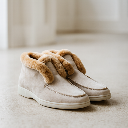 | Shearling Loafer Boots