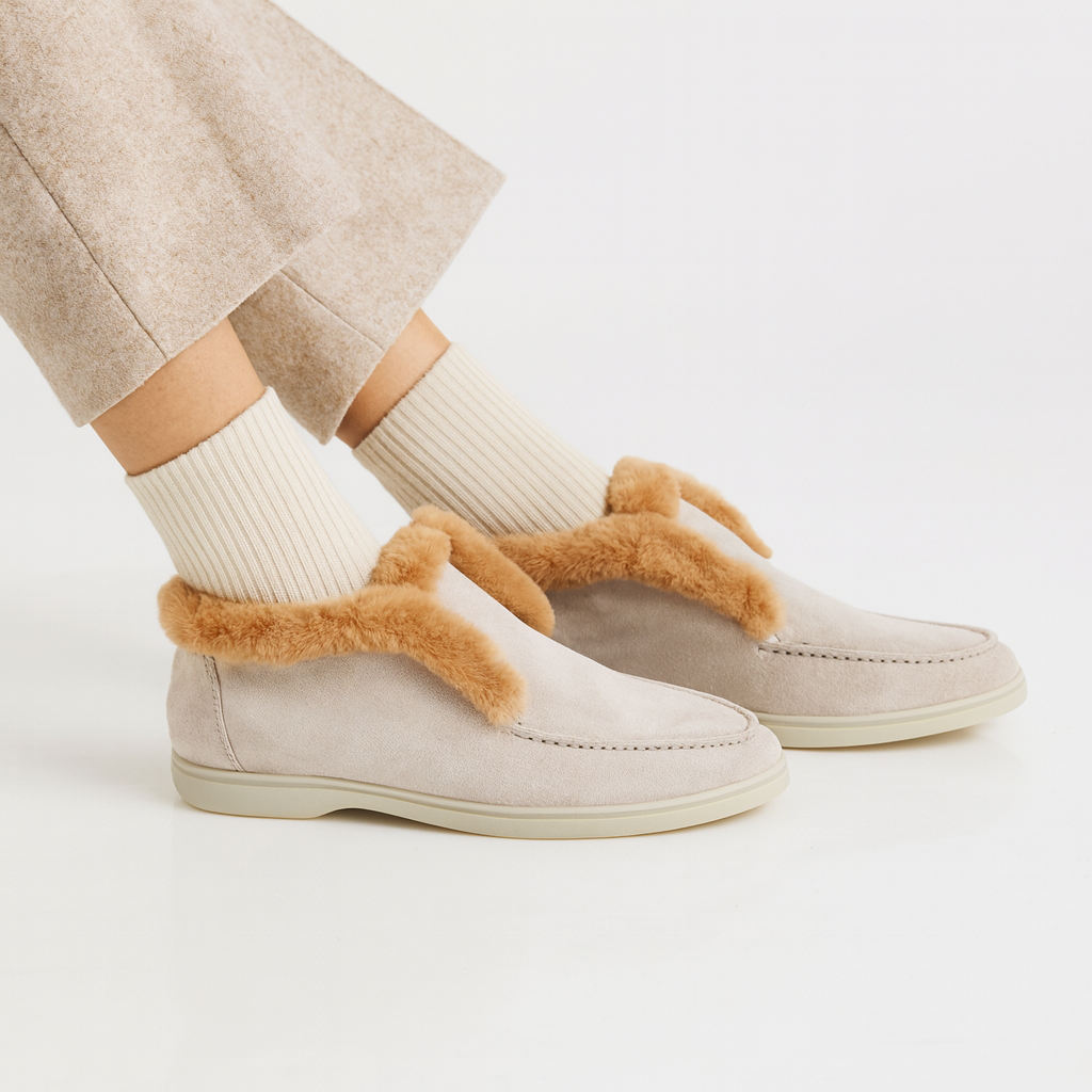 | Shearling Loafer Boots