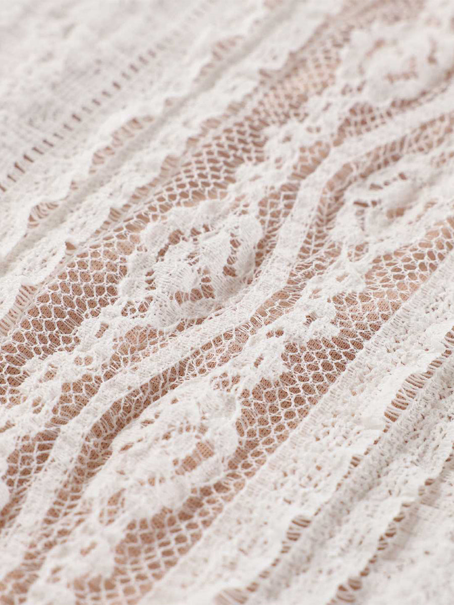Sleeveless Lace Mermaid Maxi Dress With Bustier Detail For Women 2026