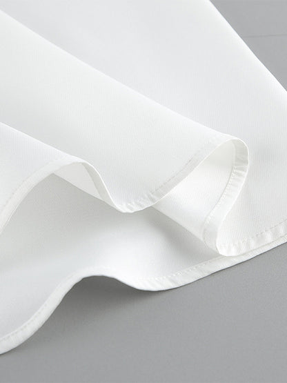 V Neck Wrap Top And High Waist Long Skirt Two Piece Set For Women 2026