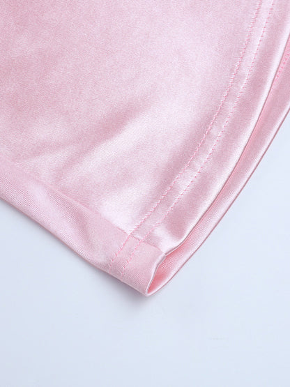 Pastel Pink Coquette Slip Dress For Women - Bow Front Midi Cami Gown - Spring Date Night Outfits 2026