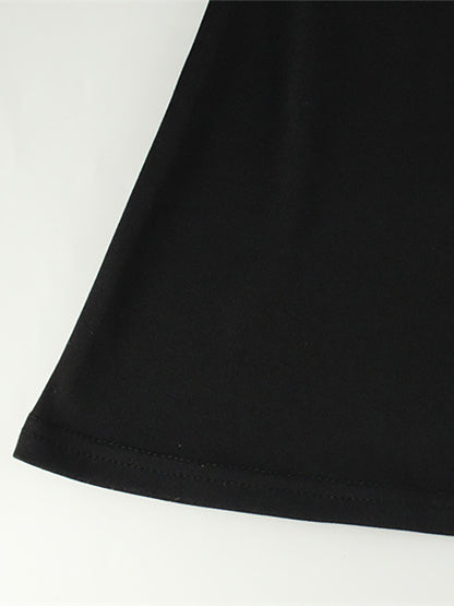 Sequin Midi Slip Dress For Women - Black Elegant Mermaid Hem Spaghetti Strap Cami Gown - Summer Evening Partywear 2026
