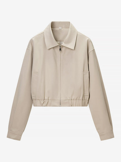 2-Piece Sets Pant Set White Pleated Polyester Turndown Collar Long Sleeves Sets