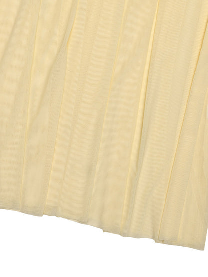 Creamy White V Neck Ruched Sheer Maxi Gown For Women Elegant Formal Style