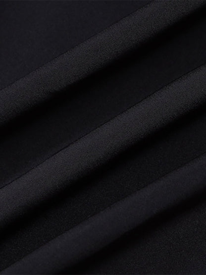 Party Dress Maxi Black Straps Neck Shaping Elegant Semi Formal Summer Dress