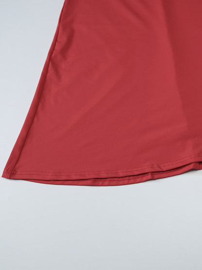Party Dress Dresses Maxi Red Off-The-Shoulder Ruffles Chic Semi Formal Summer Dress