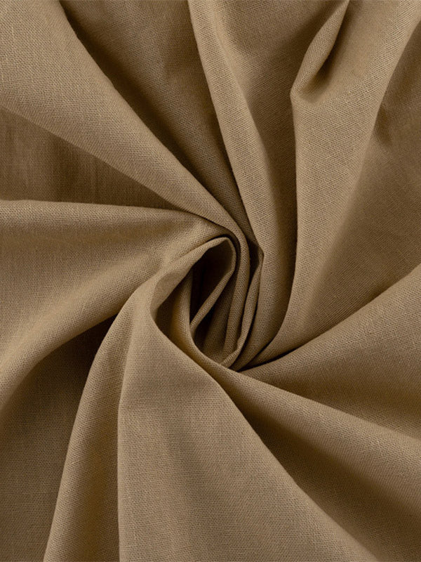 Two Piece Sets Khaki Casual Street Wear Straps Neck Sleeveless Pant Set