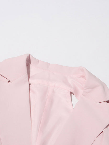 Blazer For Women Chic Cut Out Long Sleeves Outerwear