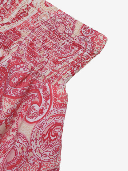 Two Piece Sets Rose Casual Floral Print Resort Wear Sleeveless Skirt Set