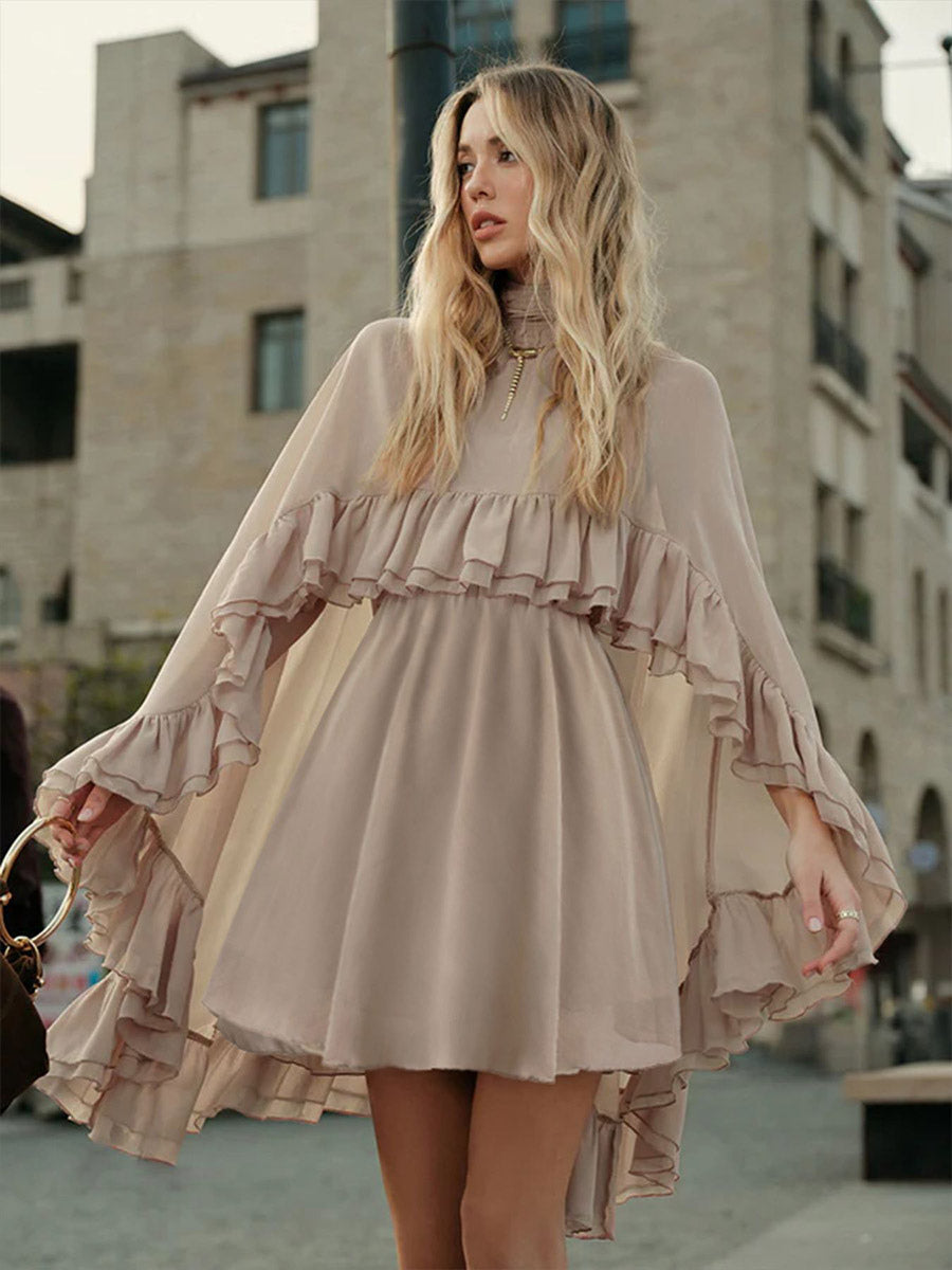 Two Piece Sets Rose Casual Ruffles Daily Casual Skirt Set