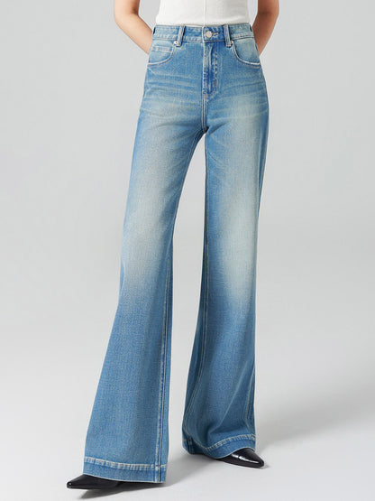 Jeans Women's Bottoms Modern Jeans Elegant Raised Waist Denim