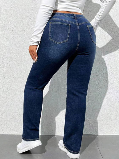Jeans Women's Bottoms Modern Casual Denim Daily Casual Jeans