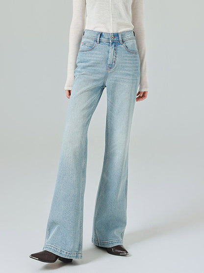 Jeans Bottoms Modern For Women Casual Raised Waist Denim Street Wear Jeans