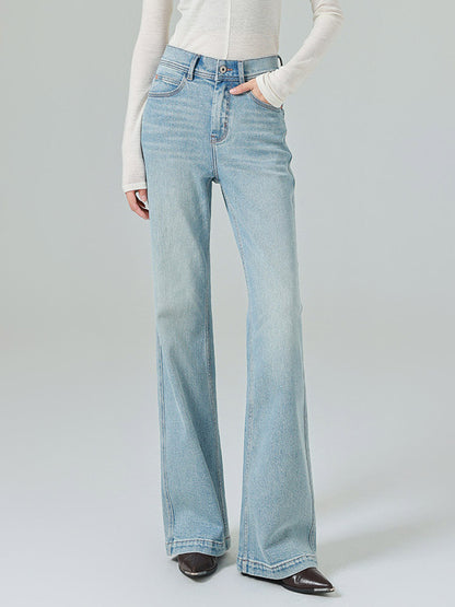 Jeans Bottoms Modern For Women Casual Raised Waist Denim Street Wear Jeans