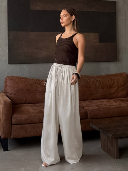 Pants Apricot Raised Waist Trousers