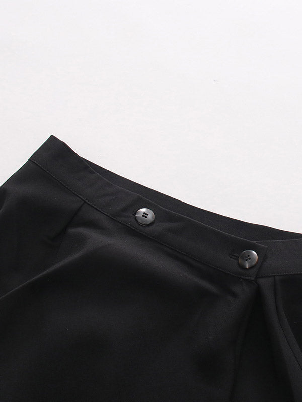 Skirts Khaki Elegant Clothes Spring Long Women's Bottoms