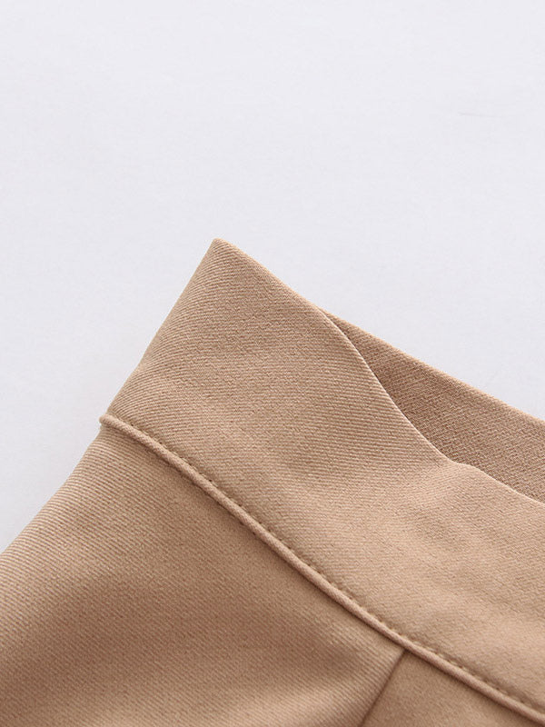 Skirts Khaki Elegant Clothes Spring Long Women's Bottoms